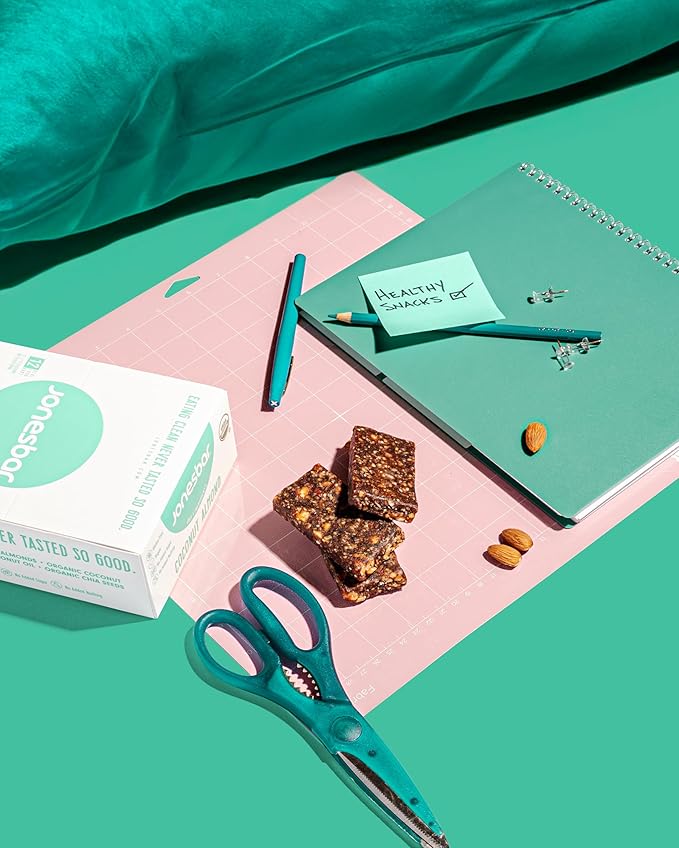 JONESBAR Organic Plant Based Protein Bars | Fruit Lovers Pack | Fruit & Nut Bar, Kosher, Gluten Free, Breakfast Bars, School Snacks, Vegan Snack & Healthy Snacks for Adults and Kids (Pack of 12)