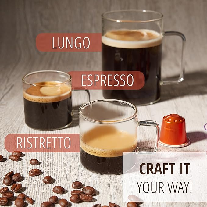 120ct Dark Roast Espresso Variety Pack | Compatible with Nespresso | Aluminum Coffee Capsules | Intensity 10 11 12 | High Intensity Espresso Lungo Ristretto