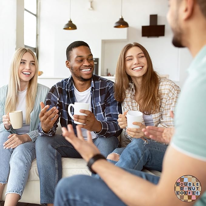 Double Donut Coffee French Toast Flavored Coffee in Single Serve Pods, French Toast Flavor for the Keurig K Cups Brewer, 48 Count
