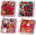 RomanticBaking 50PCS 5x5x2 Inches Full Clear Bakery Boxes Chocolate Covered Strawberries Boxes,Mini Cake, Cookies,Macaron,Pie, Cakesickle &More