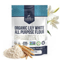Great River Milling Lily White Organic All-Purpose Flour | Unbleached & Unbromated | Non-GMO, Kosher | Ideal for Bread, Cookies, Cakes, Pizza Dough & Everyday Baking | 5 Lb