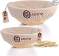 Bread Proofing Baskets for Sourdough Bread Baking - 7" and 9" Round Banneton Baskets with Liners, Made of the Finest Indonesian Rattan - Bake Perfect Artisan Bread Loaves at Home Like a Pro