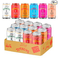 De La Calle Tepache - Mixta Variety Pack - Modern Mexican Soda - Craft Fermented Pineapple Sparkling Beverage - Certified Organic, Antioxidant Rich, Non-Alcoholic, Healthy Soda, Low Sugar, Low Calorie, Non-GMO