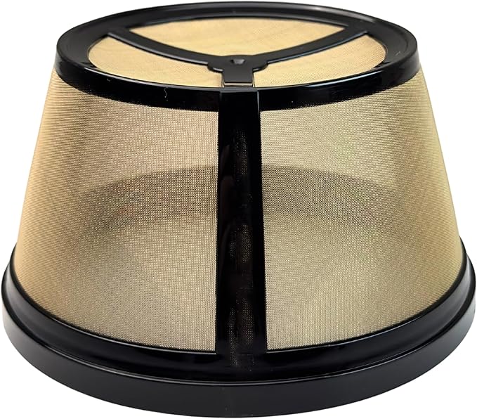 Reusable Coffee Filter, Eco - Friendly, Compatible with Mr. Coffee, Black+Decker, Cuisinart, Hamilton Beach and Other Standard 8-12 Cup Drip Coffee Makers, Replaces Paper, BPA Free (2 Pack)