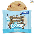 My Cookie Dealer Protein Cookies, Milk & Cookies (2.2oz, Pack of 6) - 15g Protein per Cookie - Individually Wrapped Workout Snacks for On-The-Go Travel