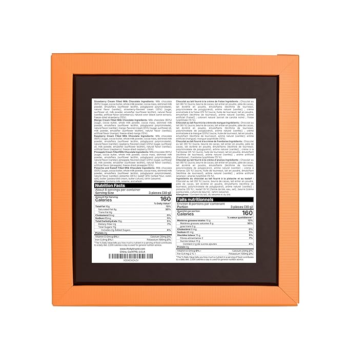 Andy Anand Chocolatier Belgian Chocolate Truffles - 25 Pcs Parisian Chocolate Truffles Gift Box With Mango, Pistachio, Pineapple, Raspberry & Strawberry, Decadent Belgian Truffles (25 Pcs, 8 Oz)