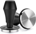 Normcore 58mm Espresso Coffee Tamper V4, Spring Loaded Tamper With Stainless Steel Ripple Base with 15lb 25lb 30lbs Replacement Springs, Anodized Aluminum Handle and Stand