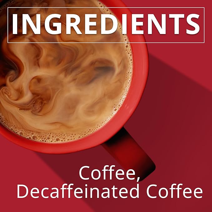 Folgers Half Caff Coffee, Medium Roast, Keurig K-Cup Pods, 10 Count (Pack of 6)