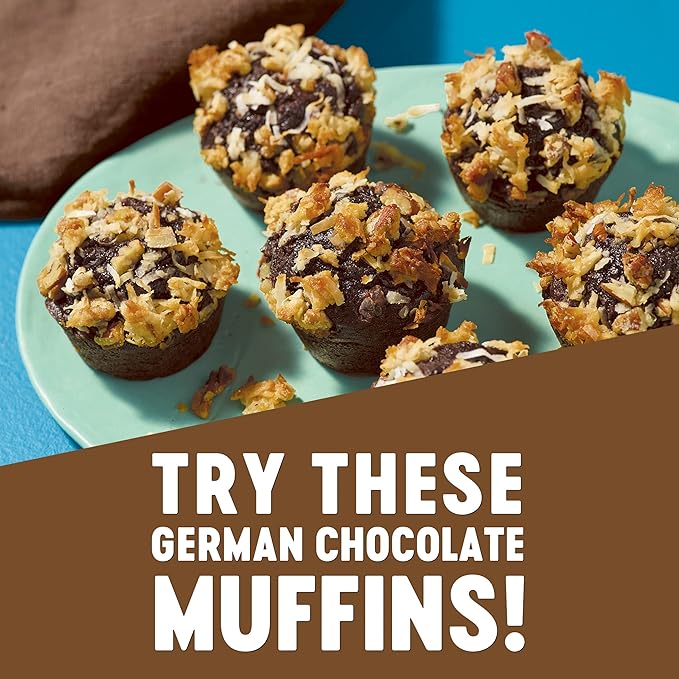 Krusteaz Muffin Mix, Double Chocolate Muffin Mix, Made with Real Chocolate Chips & No Artificial Flavors, Colors or Preservatives, 20 OZ Box (Pack of 2)