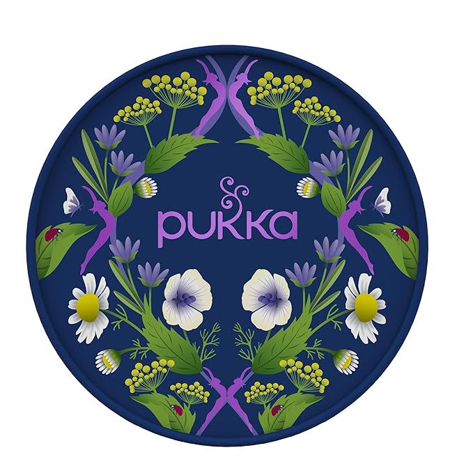 Pukka Tea Organic, Herbal Tea Sampler For Everyday Wellness, Best for Birthdays, Anniversaries & Holidays, Caffeine Free, 90 Bags, 6 Flavors