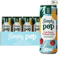 Simply POP Prebiotic Soda Fruit Punch Cans, 12 fl oz, 12 Pack