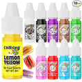 Gel Food Coloring - 10 Colors Concentrated Food Dye, Cake Decorating Supplies Tasteless Food Coloring Gel for Baking, Fondant, Cookie, Cake, Icing, Macaron, Easter Egg - 0.25 Fl. Oz