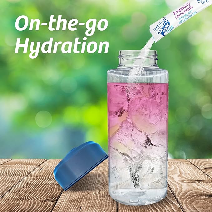 Wyler's Light Singles To Go Powder Packets, Water Drink Mix, Raspberry Lemonade, 96 Single Servings (Pack of 12)