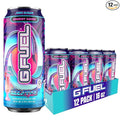 G Fuel Energy Drink, Strawberry Pina Colada, Sugar Free Beverage with 140mg Caffeine, Daily Energy Boost with Focus Amino, Vitamin + Antioxidants, 16 oz Cans (Miami Nights, 12-Pack)