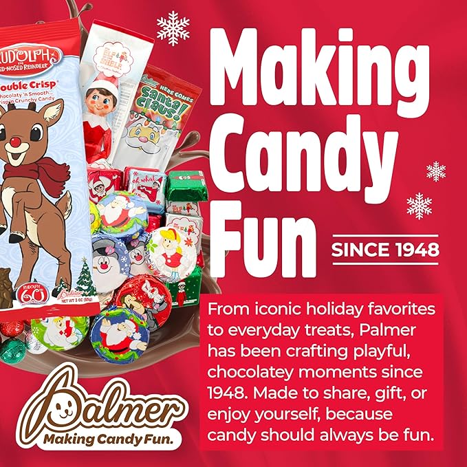 Palmer Hot Chocolate Bomb with Marshmallows, Milk Chocolate Shell Filled with Marshmallows, Fun Holiday Treat or Gift, Just Add Hot Milk or Liquid, Making Candy Fun Since 1948 (3 Pack)