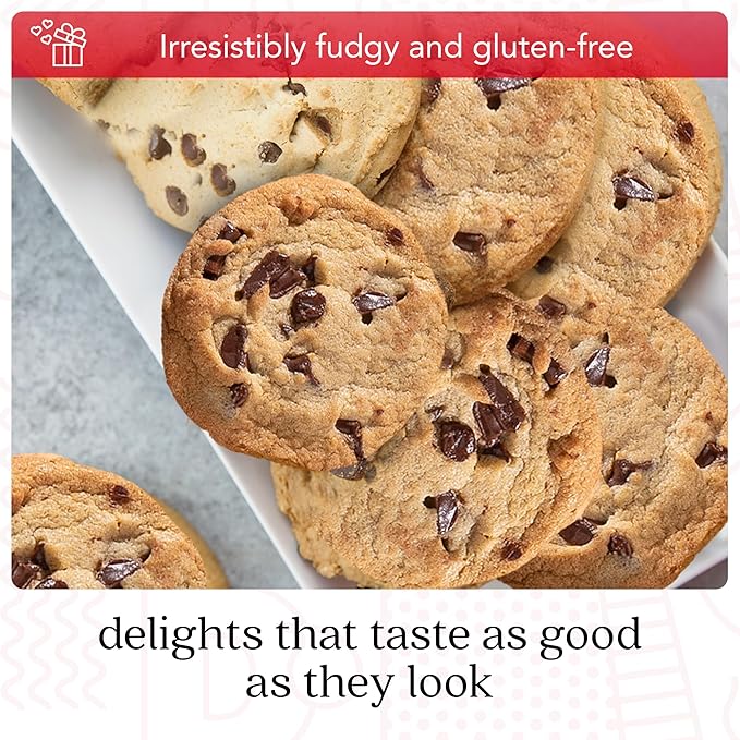 David's Cookies Gluten-Free Chocolate Chip Cookies 9-pack - Gourmet Cookies with No Added Preservatives - Fresh Bakery Dessert - Toddler and Kids Snacks for School