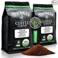 The Bean Organic Coffee Company Water Processed DECAF Peppermint Mocha, Medium Roast, Ground Coffee, 16-Ounce Bags (Pack of 2), Café Molido Tostado Orgánico descafeinado