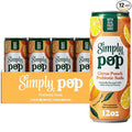 Simply POP Prebiotic Soda Citrus Punch Cans, 12 fl oz, 12 Pack