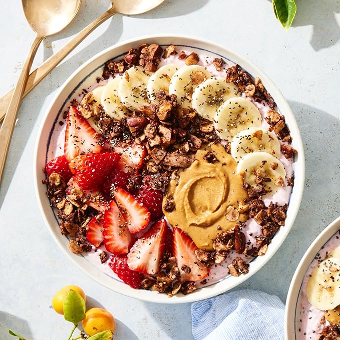 Struesli Cacao + Coffee Organic Granola, Grain & Gluten Free, Healthy Snacks with Cacao, Coffee, Tiger Nuts, Pecans, Walnuts, Hemp Hearts & Coconut Flakes, Plant Based, Keto & Paleo Friendly, 32 Oz