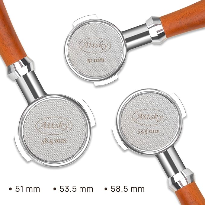 58.5mm Espresso Puck Screen, Espresso Filter for 58mm Portafilter Filter Basket, Reusable Espresso Screen with 1.7mm Thickness 150μm 316 Stainless Steel