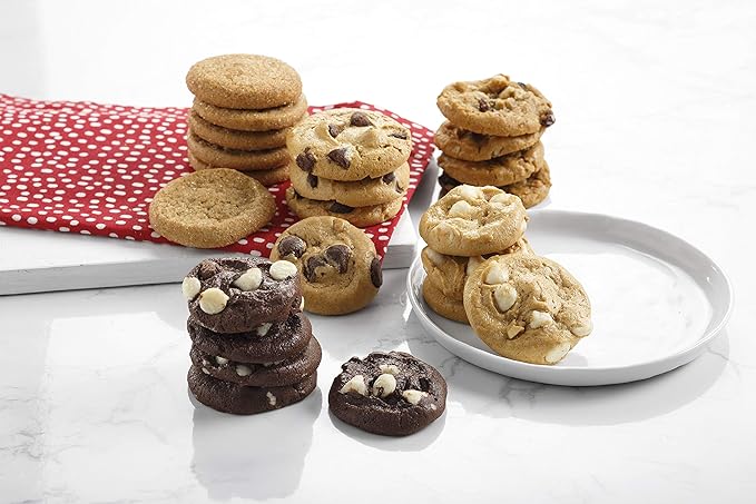 Mrs. Fields 126 Nibblers Bite-Sized Cookies Basket - Assorted with 126 Nibblers Bite-Sized Cookies in our 5 Classic Cookie Flavors