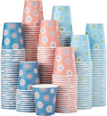 [600 Pack 5 oz Paper Cups, Disposable Bathroom Cups, Small Mouthwash Cups, Hot/Cold Beverage Drinking Mini Cup for Party, Picnic, BBQ, Travel (Daisy)
