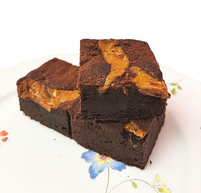 Ruth’s Peanut Butter Swirl Cake Style Brownies 2 Dozen – Gourmet Baked Treats | Delicious Gift with The Finest Ingredients | Guaranteed to Arrive Fresh