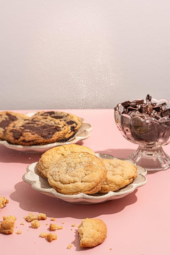 Homemade ish Dry Cookie Mix - Gourmet Dry Cookie Base with Edible Glitter - Kosher - No Artificial Ingredients - Fun DIY Gift for Beginners, Families & Hosts (3 Pack, Cookie Mix)