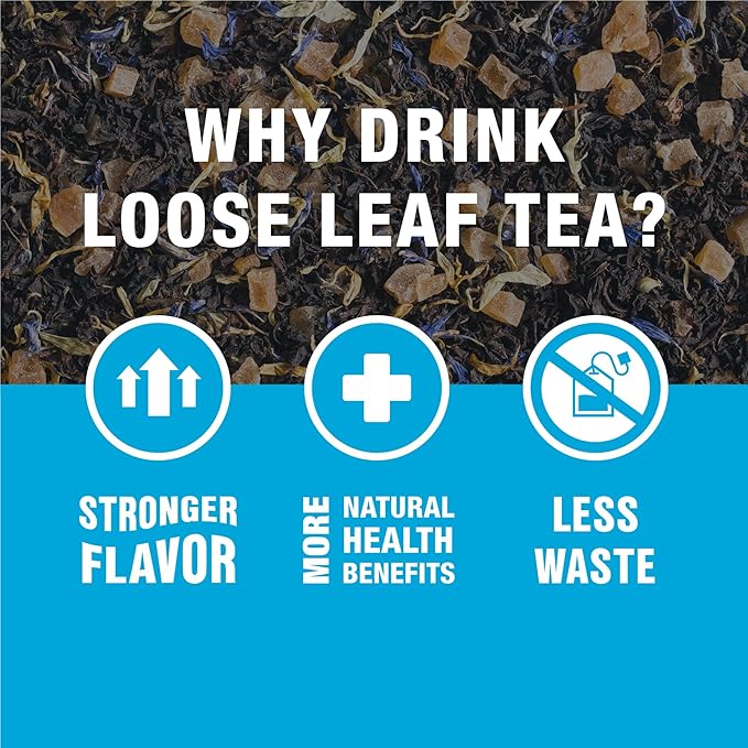 Tiesta Tea - Passion Berry Jolt, Loose Leaf, Raspberry Passion Fruit Black Tea, Premium Caffeinated Black Blend, Make Hot or Iced & Brews Up to 25 Cups, 1.5 Ounce Resealable Pouch