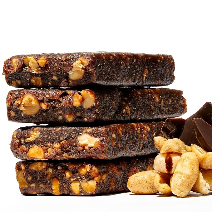 JONESBAR (Chocolate Peanut Butter, 4 Count (Pack of 1)), USDA Organic Fruit & Nut Bar, Non-GMO, Kosher, Vegan, Gluten Free, Simple Snack Bar