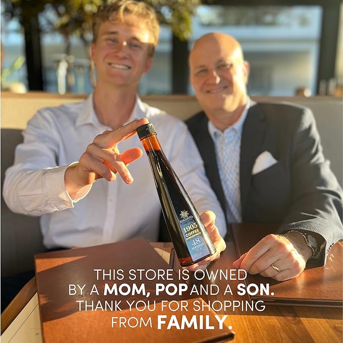 1905 Coffee Concentrate – Gourmet Cold Brew, 100% Natural & Low Acid, Premium Liquid for Hot and Iced Coffee Instant Espresso, or Lattes | 48 Servings – Sarasota Signature Original