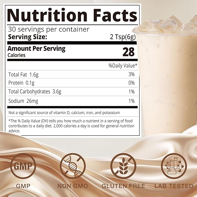 Mushroom Coconut Creamer, Natural Creamer for Coffee, 5 Mushrooms Extract, MCT Powder & Probiotics | Lion's Mane, Turkey Tail, Reishi, Maitake, Chaga | Plant-Based, Keto-Friendly| 6.35 Oz