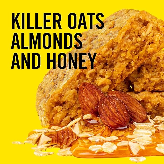 Dave's Killer Bread Organic Snack Bars, Variety Pack (1 Cocoa Brownie Blitz, 1 Oat-Rageous Honey Almond) Pack of 2