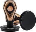 Normcore 53.3mm Coffee Tamper V4.1, Spring Loaded Tamper with Titanium PVD Coating Flat Base, Espresso Tamper Fits 54mm Breville Sage Portafilters, Colorful Wood Handle