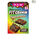 FITCRUNCH Dipped Protein Brownies, 12g of Protein & 4g of Sugar (8 Brownies, Confetti)