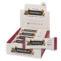 POSSIBLE Snack Bar - Organic Energy Bars with 10g of Plant-Based Protein - Vegan, Gluten-Free, Non-Dairy, USDA Organic - Healthy Fats - Clean Label - 1 Box, 12 Servings - Strawberry Beet Almond