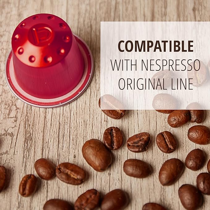 MidNite Monkey 120ct for Nespresso Original Machine Compatible Pods | Aluminum Coffee Capsules I Like Dharkan Espresso I Fully Nespresso Compatible