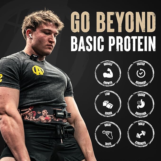 Animal Whey Isolate Protein Powder - Loaded for Pre & Post Workout Muscle Builder and Recovery with Digestive Enzymes for Men & Women - 25g Protein, Great Taste, Low Sugar - Vanilla 4 lbs
