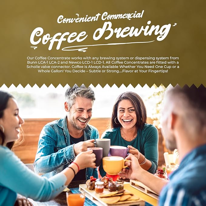 Christopher Bean Coffee - 396 servings, 30 to 1 Blend Bag in Box Liquid Instant Coffee or Cold Brew Coffee Concentrate - Hot or Iced Coffee - Caramel Macchiato