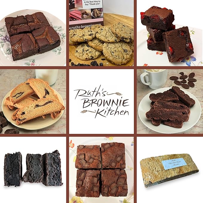 Ruth’s Classic Cake Style Brownies 1 Dozen – Gourmet Baked Treats | Delicious Gift with The Finest Ingredients | Guaranteed to Arrive Fresh