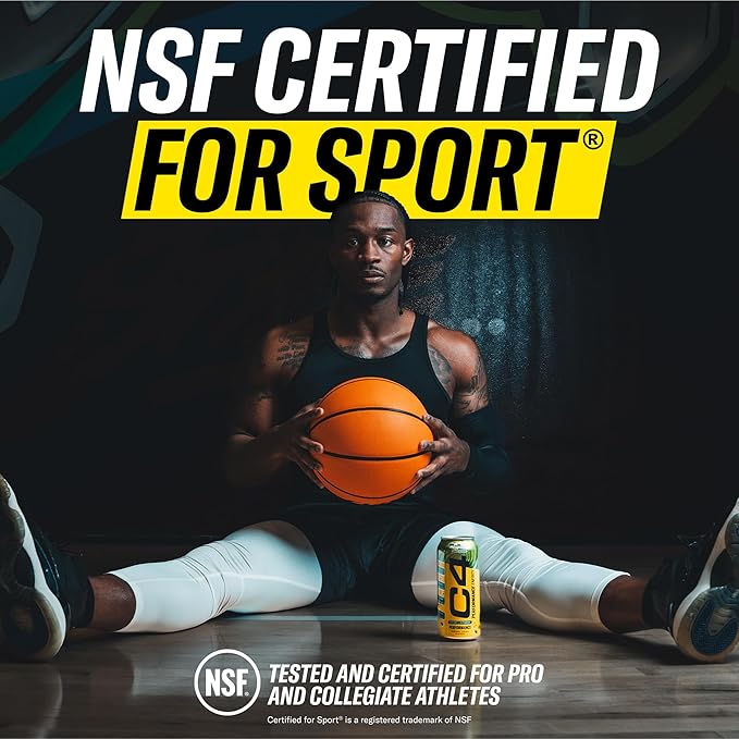 C4 Energy Drinks Variety Pack, Sugar Free Pre Workout Performance Drink With No Artificial Colors or Dyes, Zero Calorie, Coffee Substitute or Alternative, 4 Flavor Variety 12 Pack
