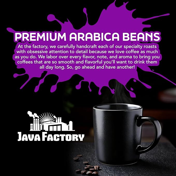 Java Factory Medium Roast Coffee Pods Compatible with K Cup Brewers Including 2.0, Smooth Caffeinator, 80 Count