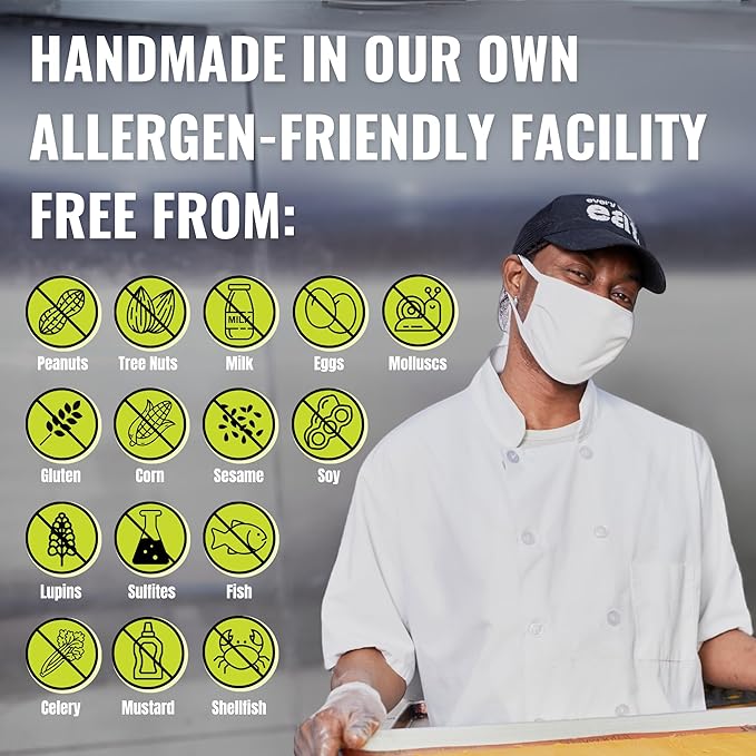 Every Body Eat Snack Thins, Gluten & Dairy Free, Vegan, School Safe Lunch Snacks, Fiery Chile Lime (20 Single Serve Bags, 1.1oz)