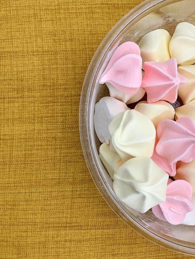 4 Pack Krunchy Melts Original Meringue Cookies | Rainbow Vanilla Flavor 4-Pack | Only 80 Calories Per Serving | Fat Free, Gluten Free, Dairy Free (4 Oz)
