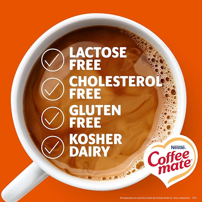 Nestle Coffee mate Coffee Creamer, Hazelnut, Non Dairy Powder Creamer, 15 oz Canister (Pack of 12)