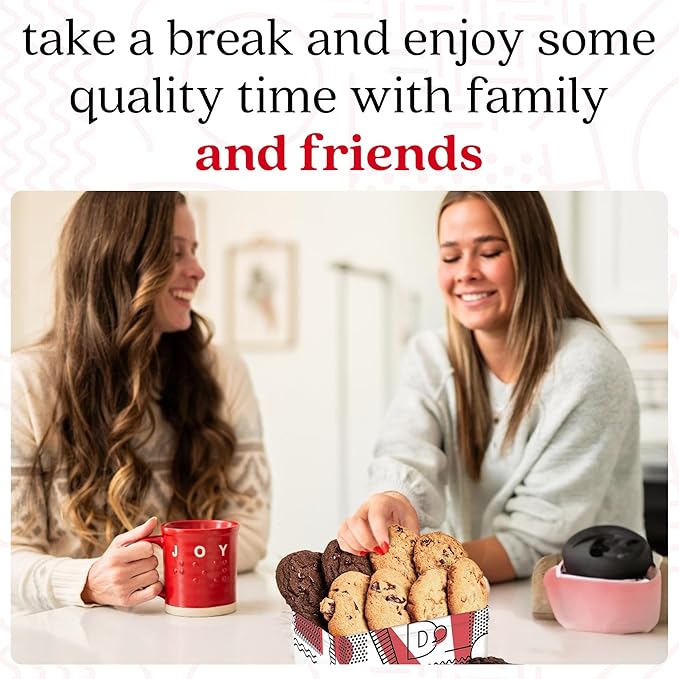 David's Cookies Freshly Baked Cookies Assortment - Delicious Handmade Soft Variety - Exquisite Gourmet Gift for Friends & Family on Special Occasions - Chocolate Chunk, Peanut Butter Chip, Double Chocolate Chunk & Oatmeal Raisin Flavors 8 Count