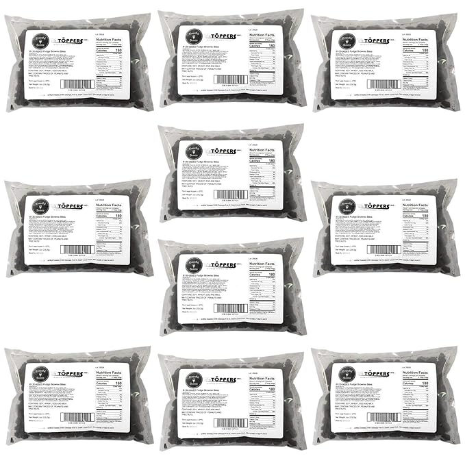 Brownie Bites 5 LBS – Fudge Brownie Cubes for Sundae Bar & Frozen Desserts – Bulk Treats for Yogurt, Cakes, and More – Perfect for Party Bars, Frozen Snacks, and Topping Stations