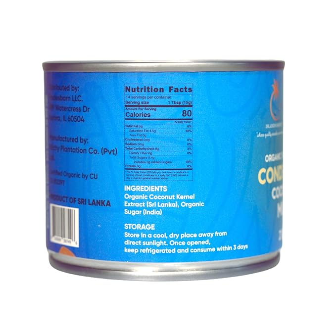 Islands Harvest Sweetened Condensed Coconut Milk Pack of 6 | Gluten-Free, Non-GMO, Vegan Coconut Milk | Rich and Tasty Coconut Flavor Milk | No Added Artificial Flavors, Colors and Preservatives