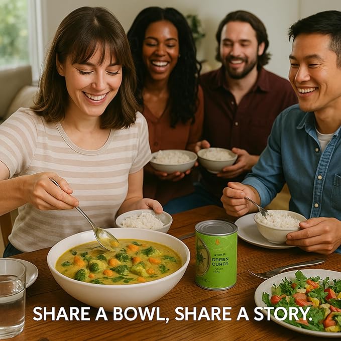 Islands Harvest Organic Green Curry Coconut Milk Pack of 6 - Vegan, Kosher, Halal, Non-GMO, USDA Organic - No Added Artificial Flavors, Colors or Preservatives. For Curries, Such As Green Beans, Broccoli, Carrot
