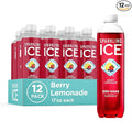 Sparkling Ice, Berry Lemonade Sparkling Water, Zero Sugar Flavored Water, with Vitamins and Antioxidants, Low Calorie Beverage, 17 fl oz Bottles (Pack of 12)